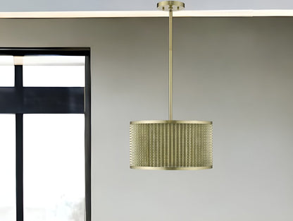 Basetti 4-Light Gold Convertible Pendant HomeRoots