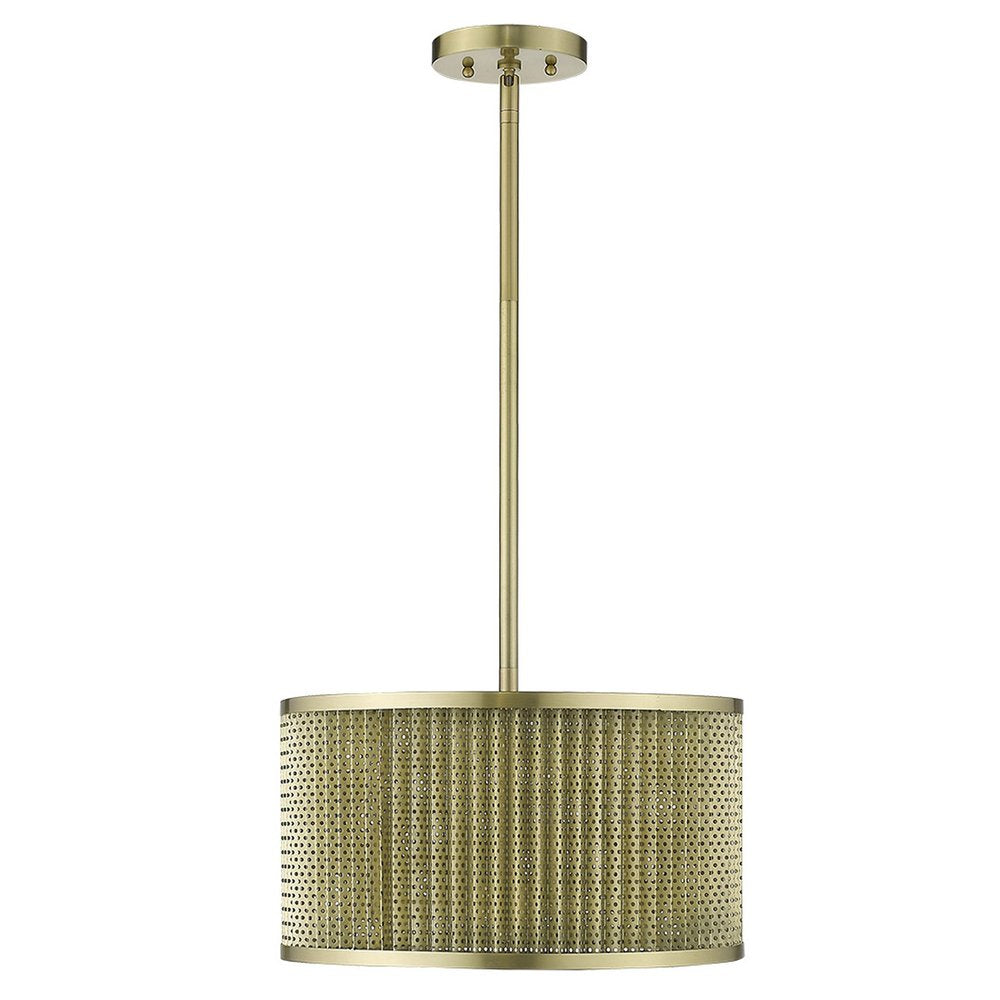 Basetti 4-Light Gold Convertible Pendant — view 1