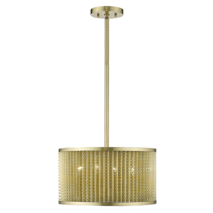 Basetti 4-Light Gold Convertible Pendant