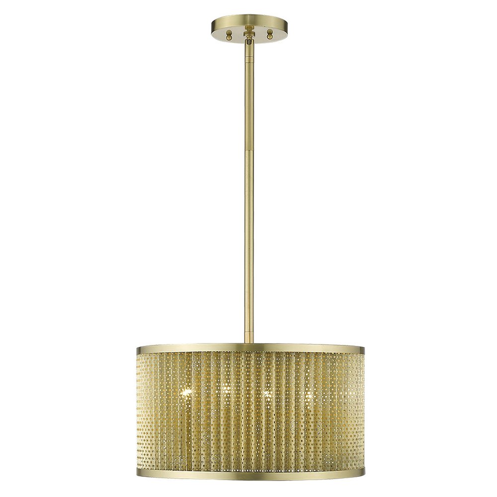 Basetti 4-Light Gold Convertible Pendant HomeRoots