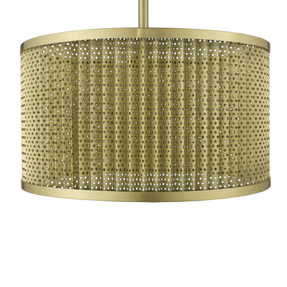 Basetti 4-Light Gold Convertible Pendant HomeRoots
