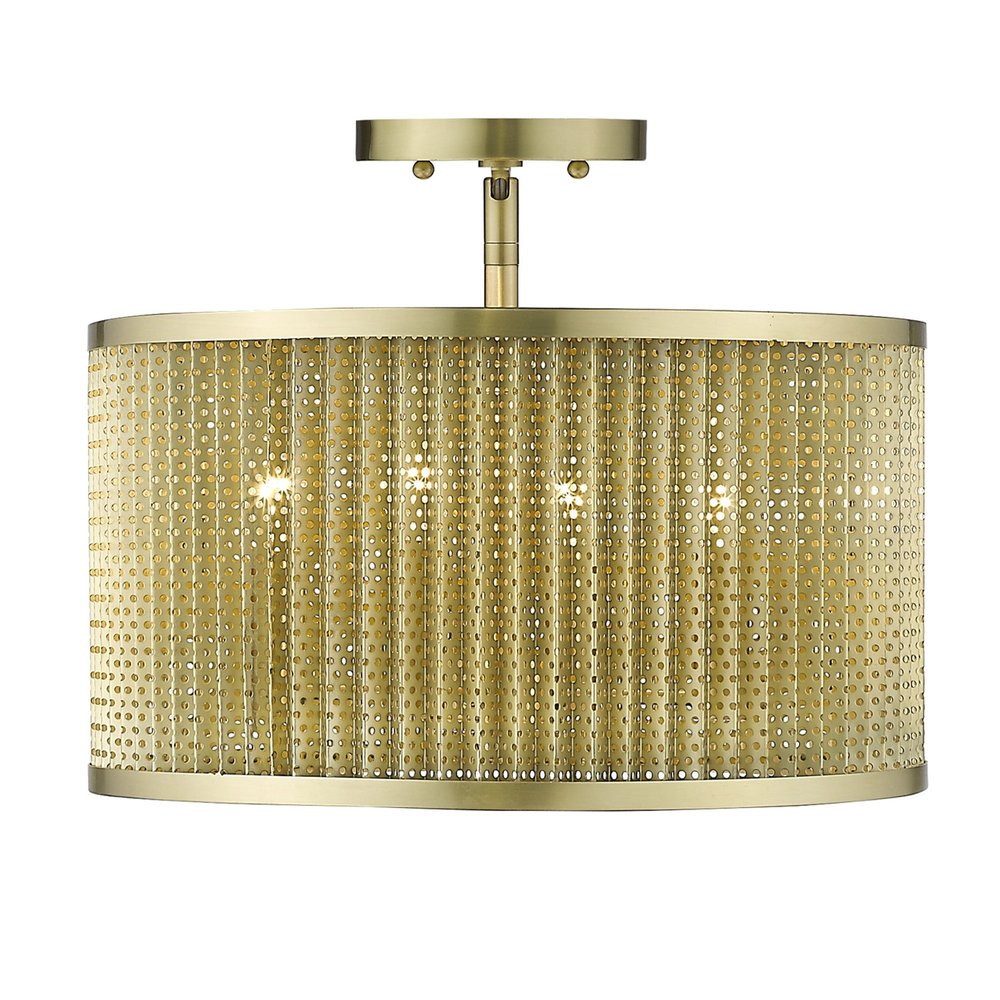Basetti 4-Light Gold Convertible Pendant HomeRoots