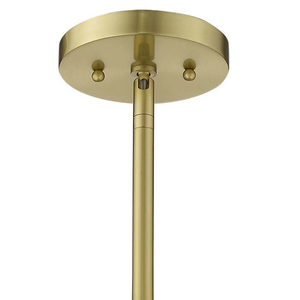 Basetti 4-Light Gold Convertible Pendant HomeRoots