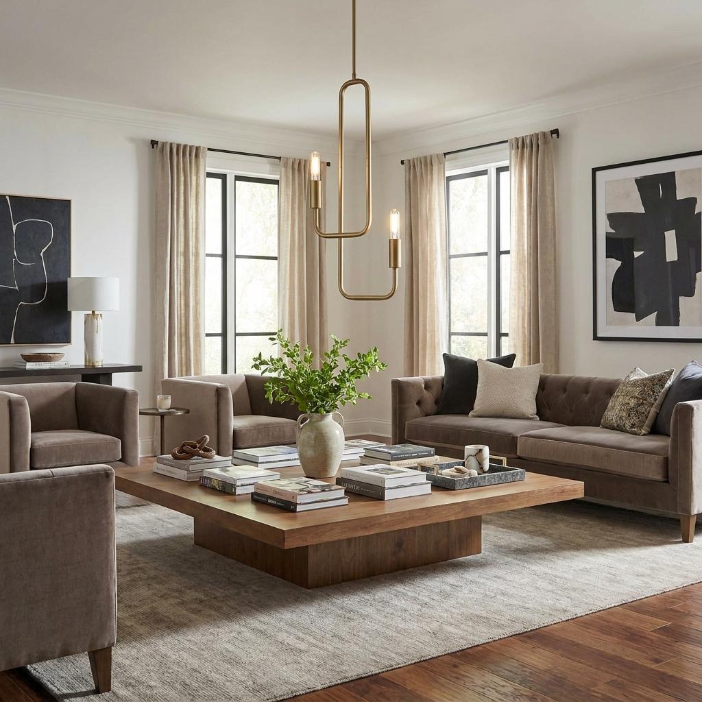 Perret 2-Light Aged Brass Pendant HomeRoots