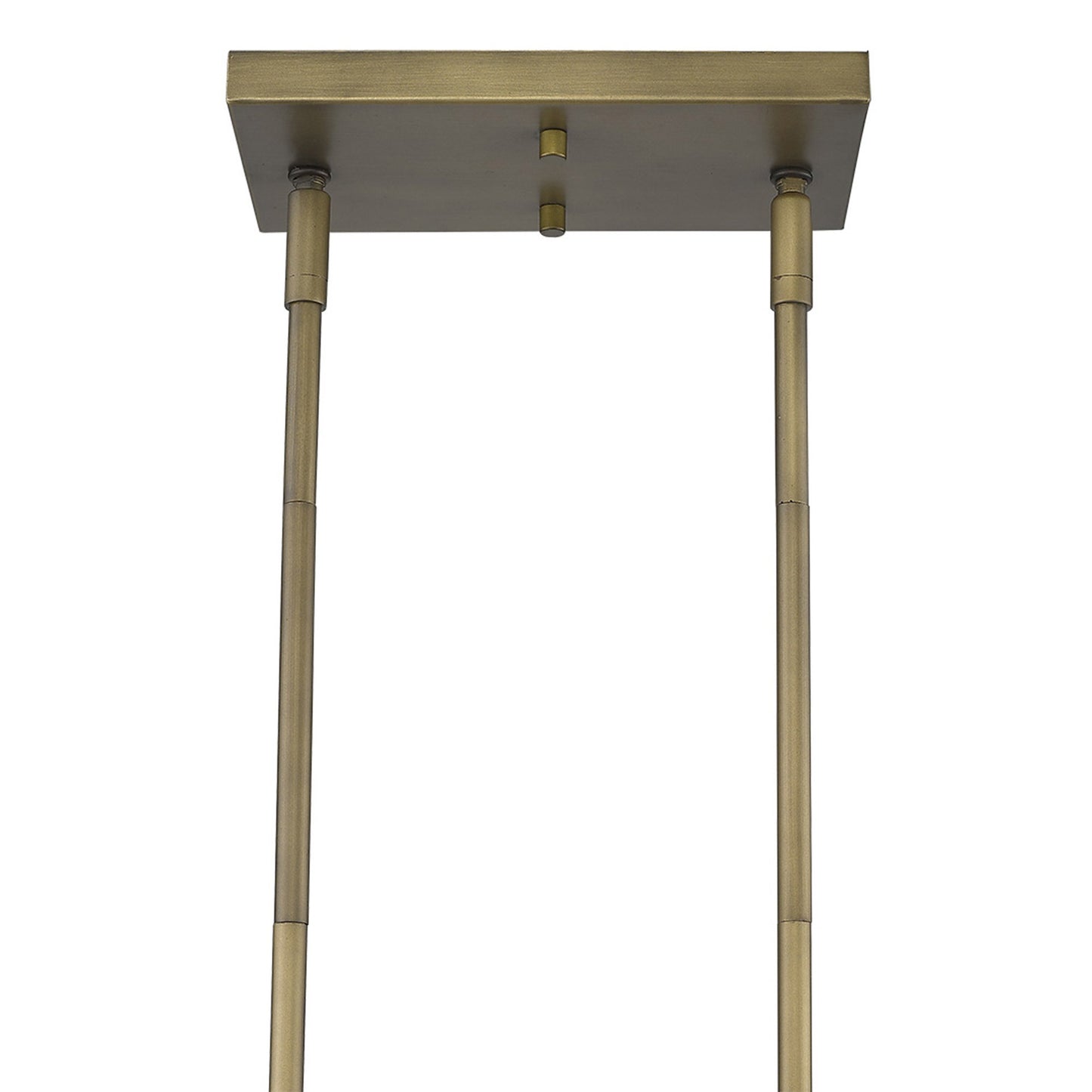 Lunette 10-Light Aged Brass Island Pendant