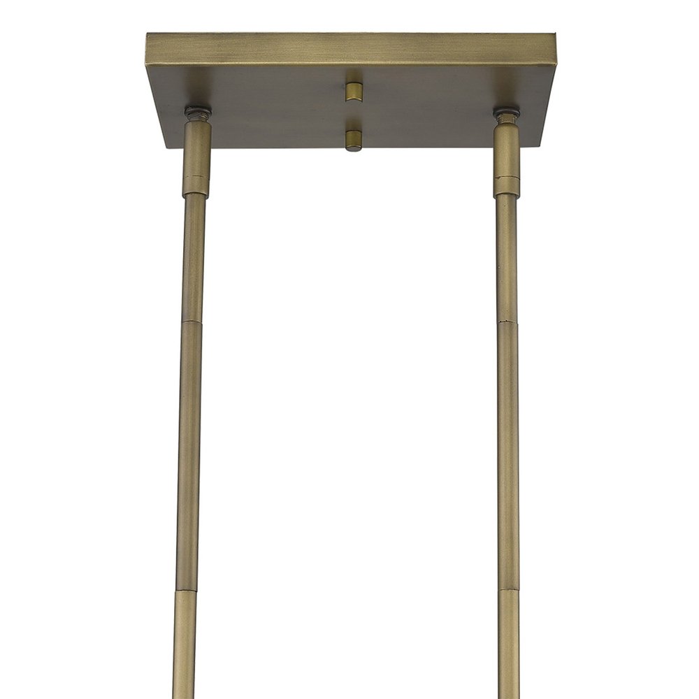 Lunette 10-Light Aged Brass Island Pendant HomeRoots
