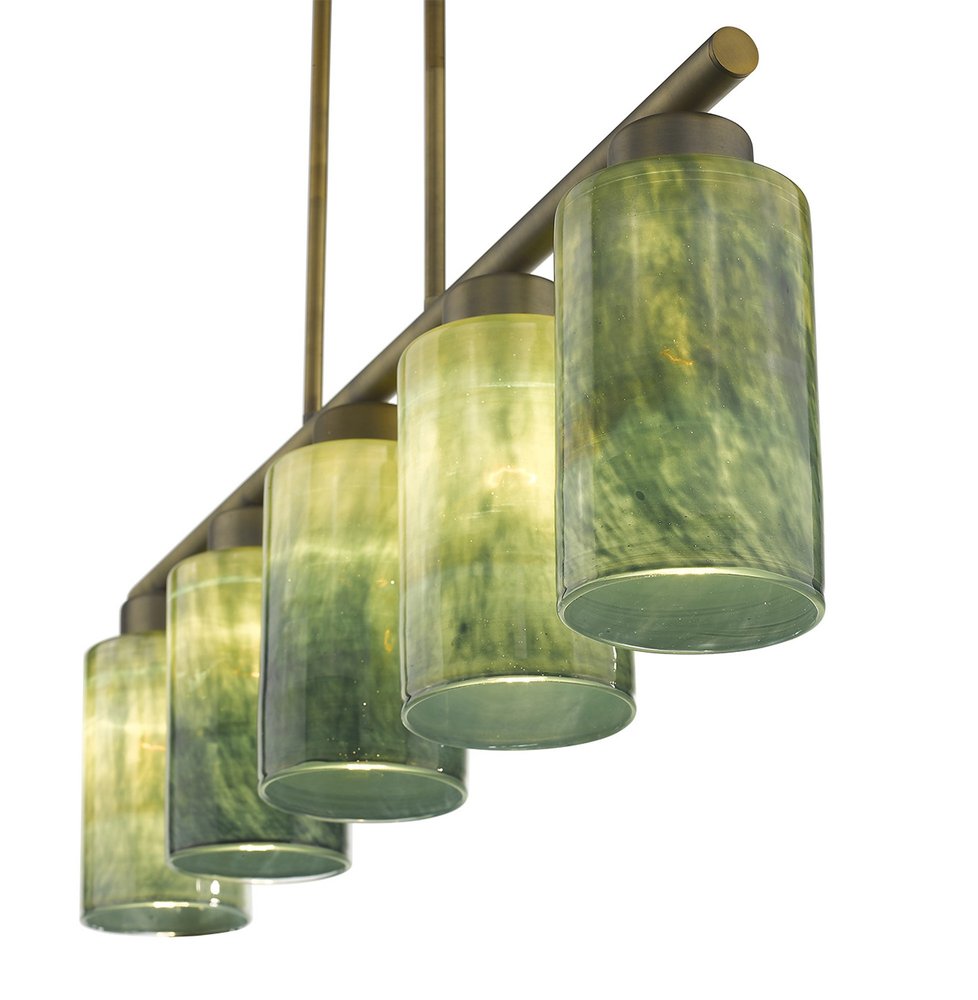 Monet 5-Light Brass Pendant HomeRoots