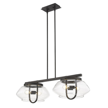 Garner 4-Light Oil-Rubbed Bronze Island Pendant HomeRoots