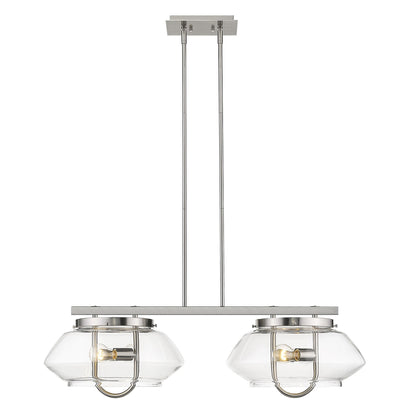 Garner 4-Light Satin Nickel Island Pendant