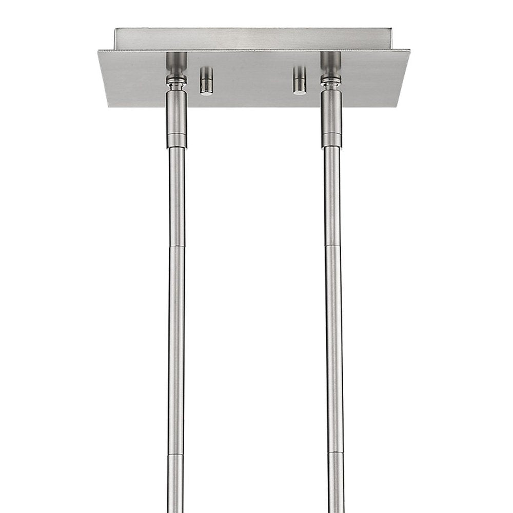 Garner 4-Light Satin Nickel Island Pendant HomeRoots