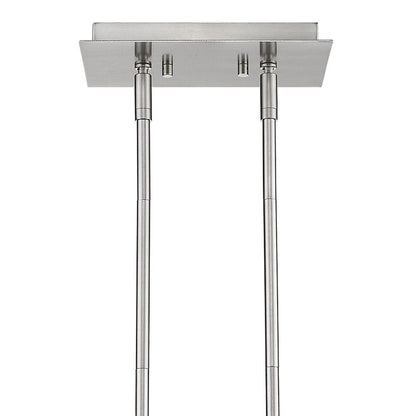 Garner 4-Light Satin Nickel Island Pendant HomeRoots