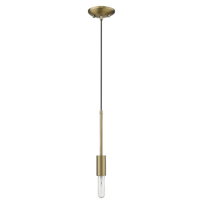 Dull Gold Mini Pendant Hanging Light HomeRoots