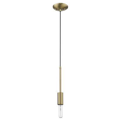 Dull Gold Mini Pendant Hanging Light HomeRoots