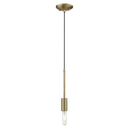 Dull Gold Mini Pendant Hanging Light HomeRoots