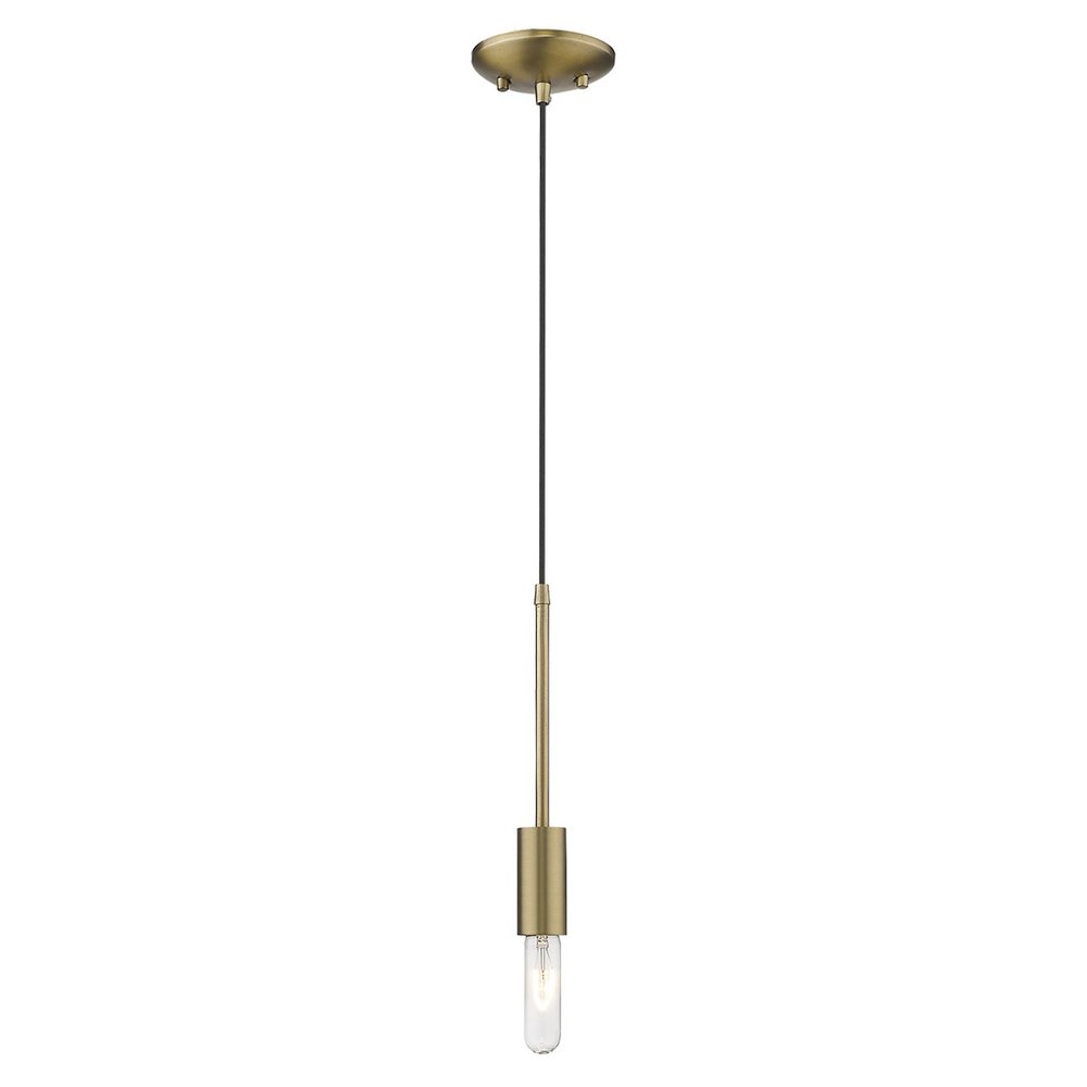 Dull Gold Mini Pendant Hanging Light — view 4
