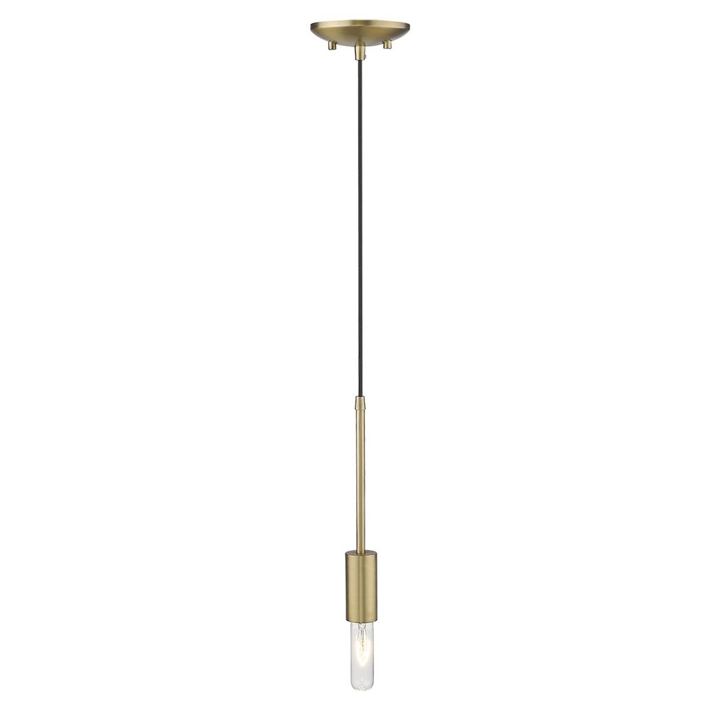 Dull Gold Mini Pendant Hanging Light — view 5