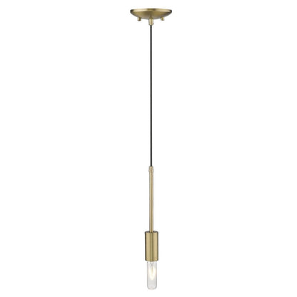 Dull Gold Mini Pendant Hanging Light HomeRoots