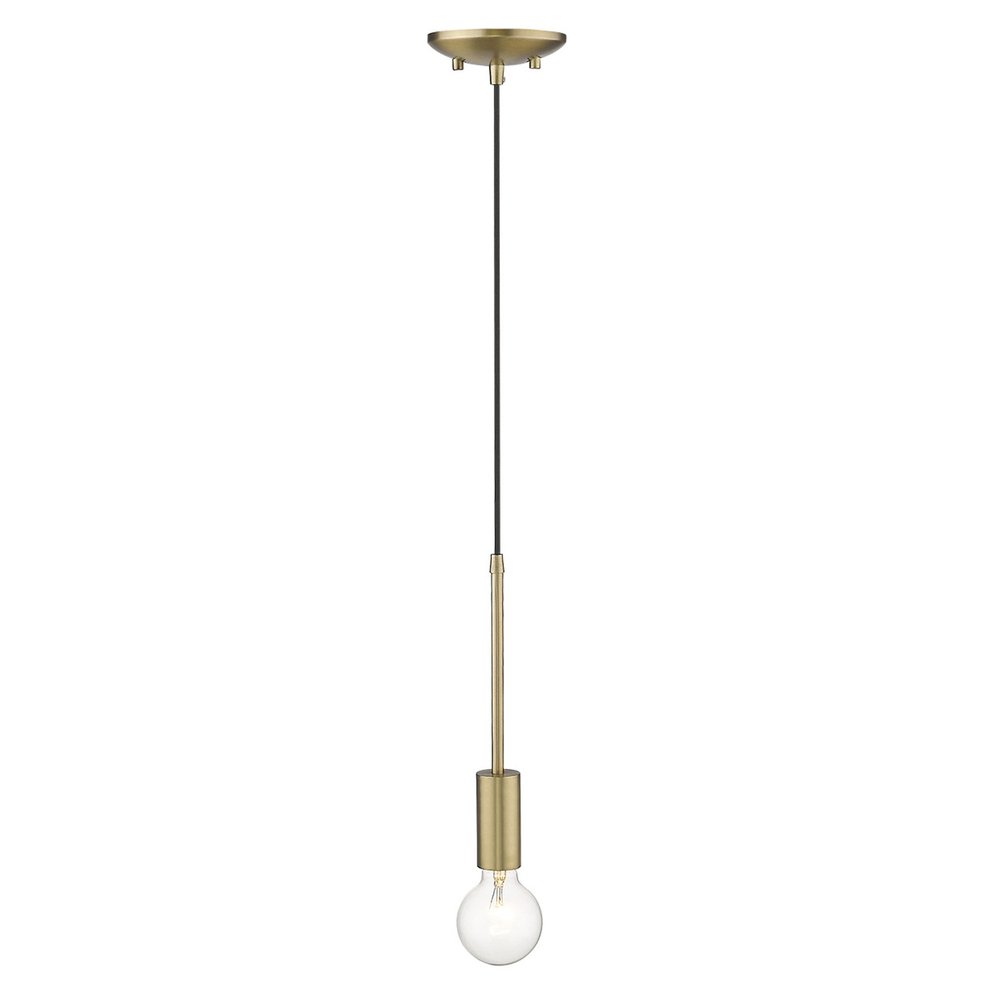 Dull Gold Mini Pendant Hanging Light HomeRoots