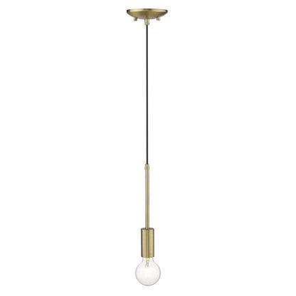 Dull Gold Mini Pendant Hanging Light HomeRoots
