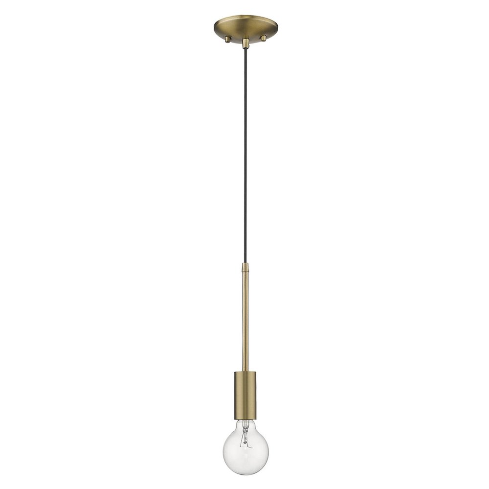Dull Gold Mini Pendant Hanging Light HomeRoots