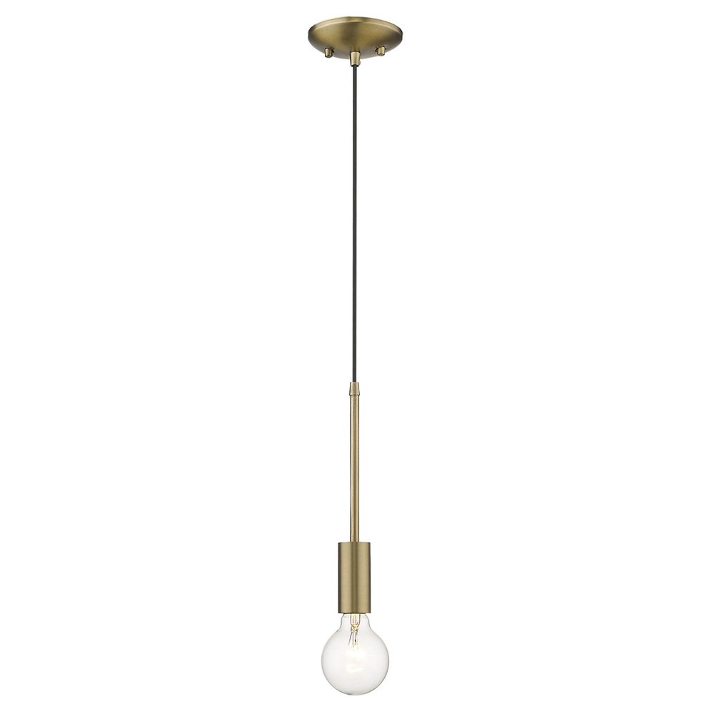 Dull Gold Mini Pendant Hanging Light HomeRoots
