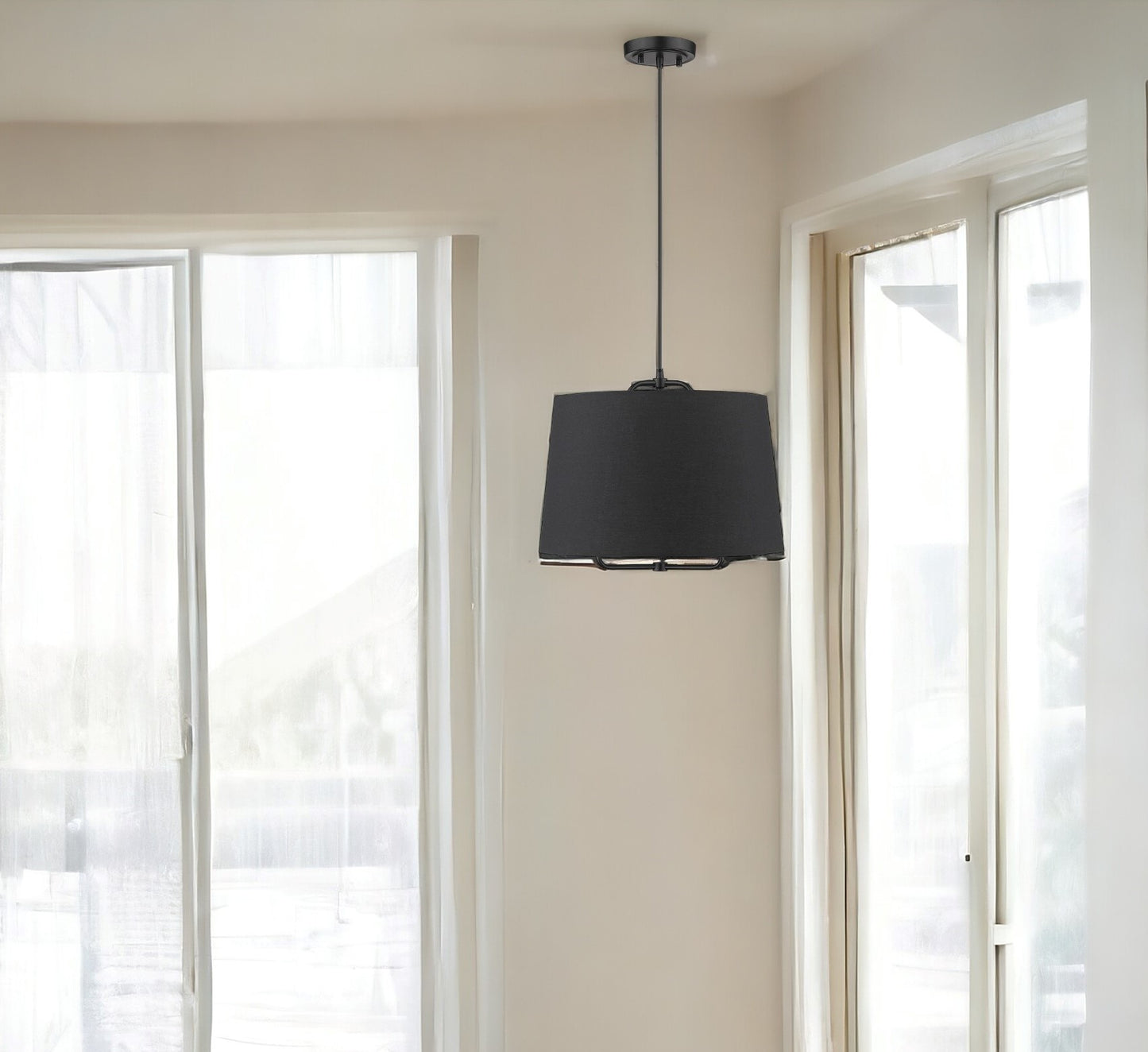 Lamia 1-Light Matte Black Mini Pendant