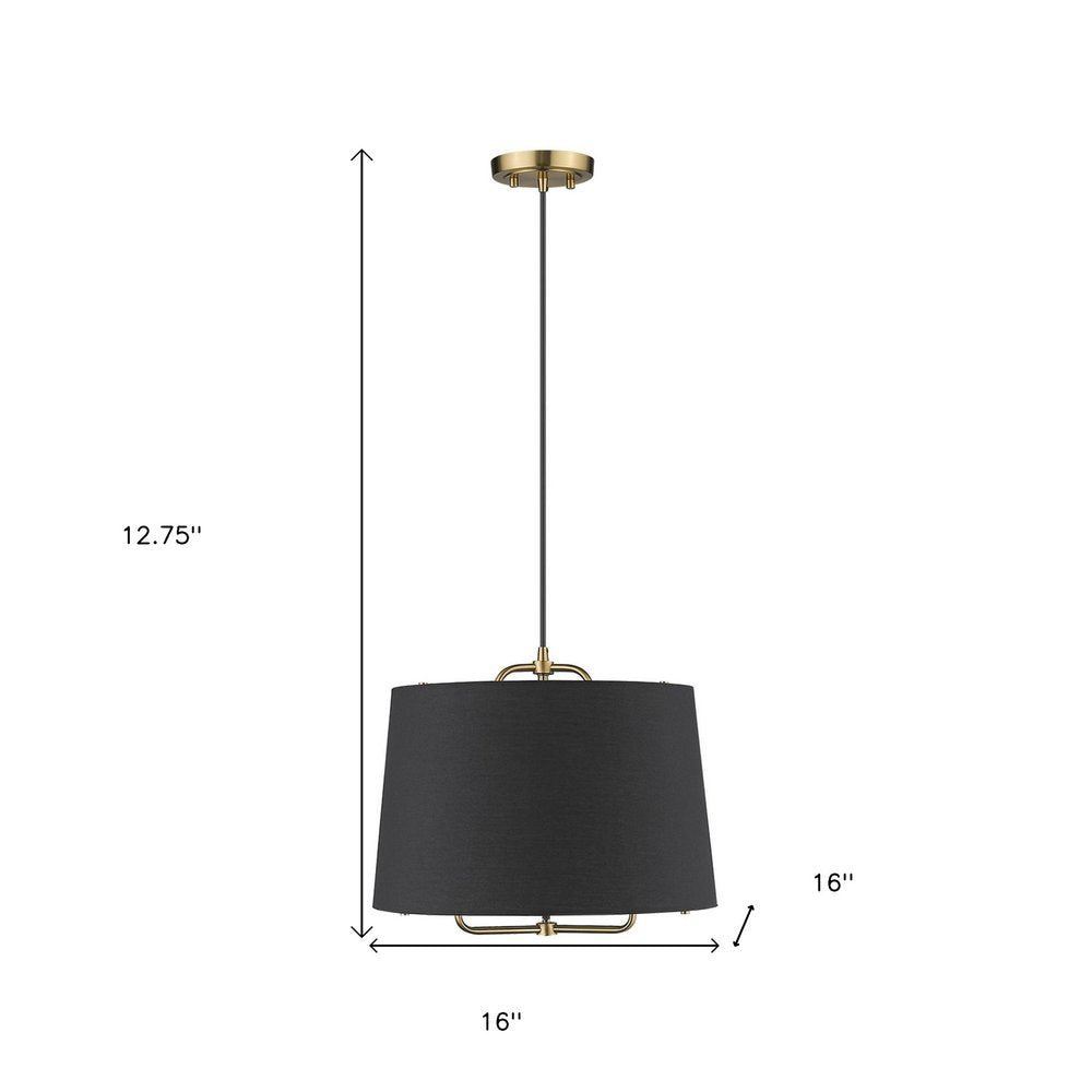 Lamia 1-Light Gold Mini Pendant HomeRoots