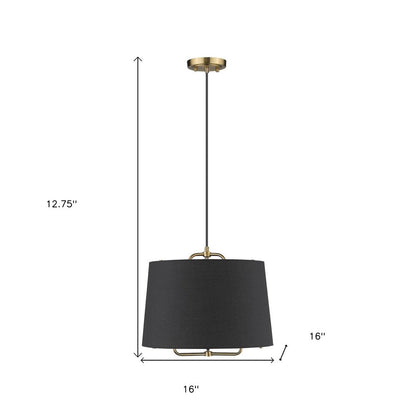 Lamia 1-Light Gold Mini Pendant HomeRoots