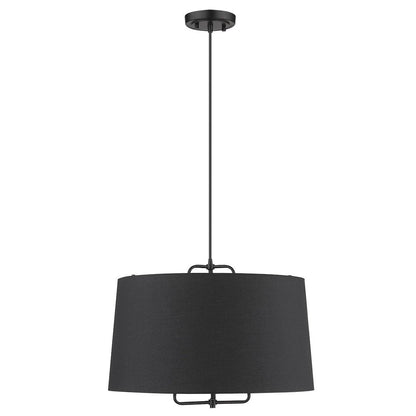 Lamia 3-Light Matte Black Mini Pendant HomeRoots