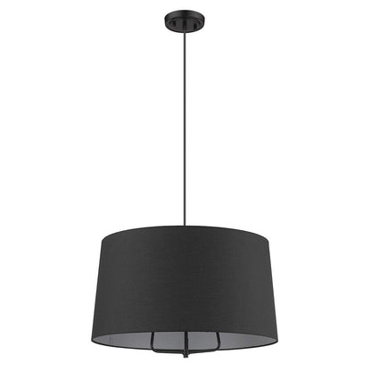 Lamia 3-Light Matte Black Mini Pendant HomeRoots