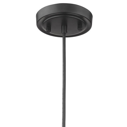 Lamia 3-Light Matte Black Mini Pendant HomeRoots