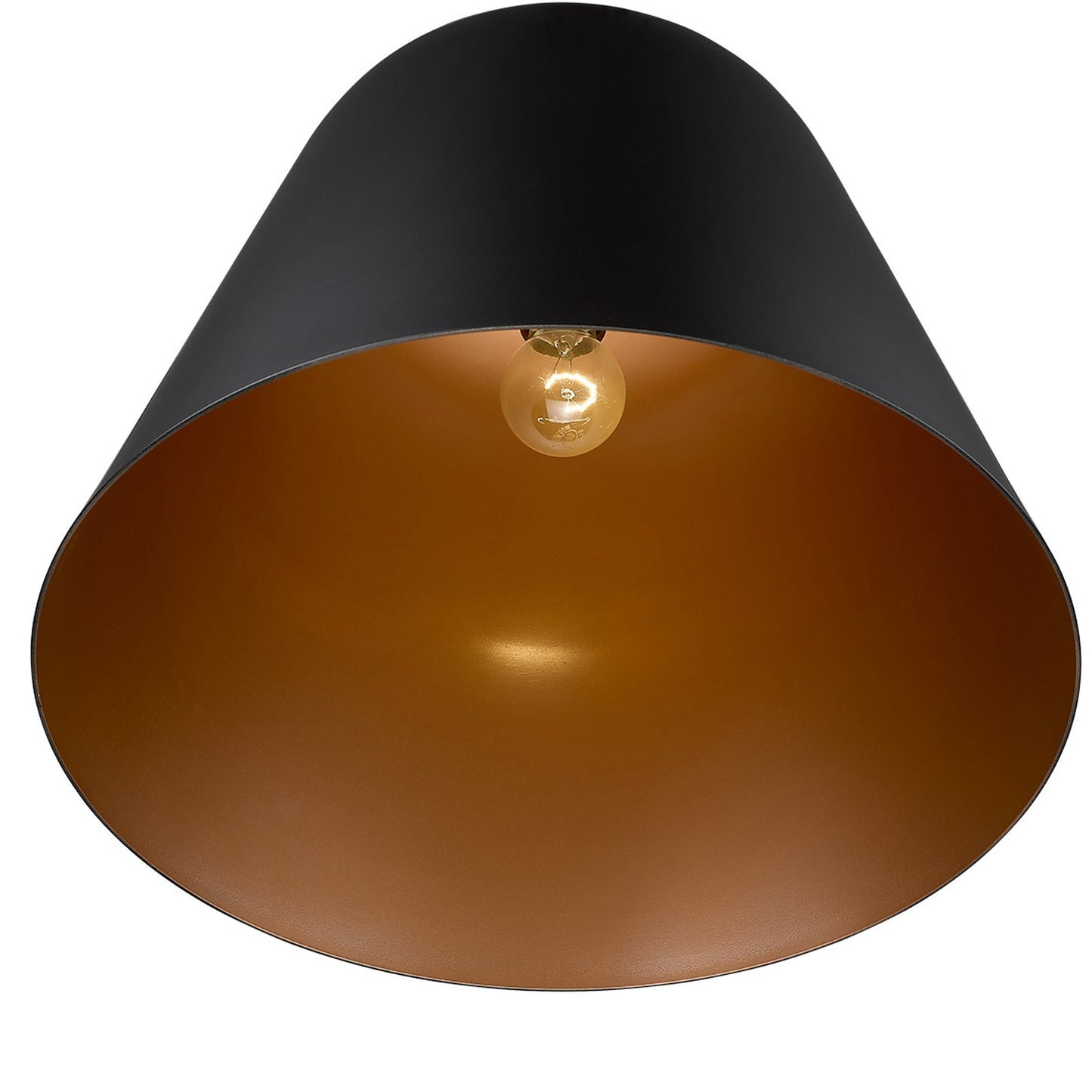 Knell 1-Light Matte Black Pendant