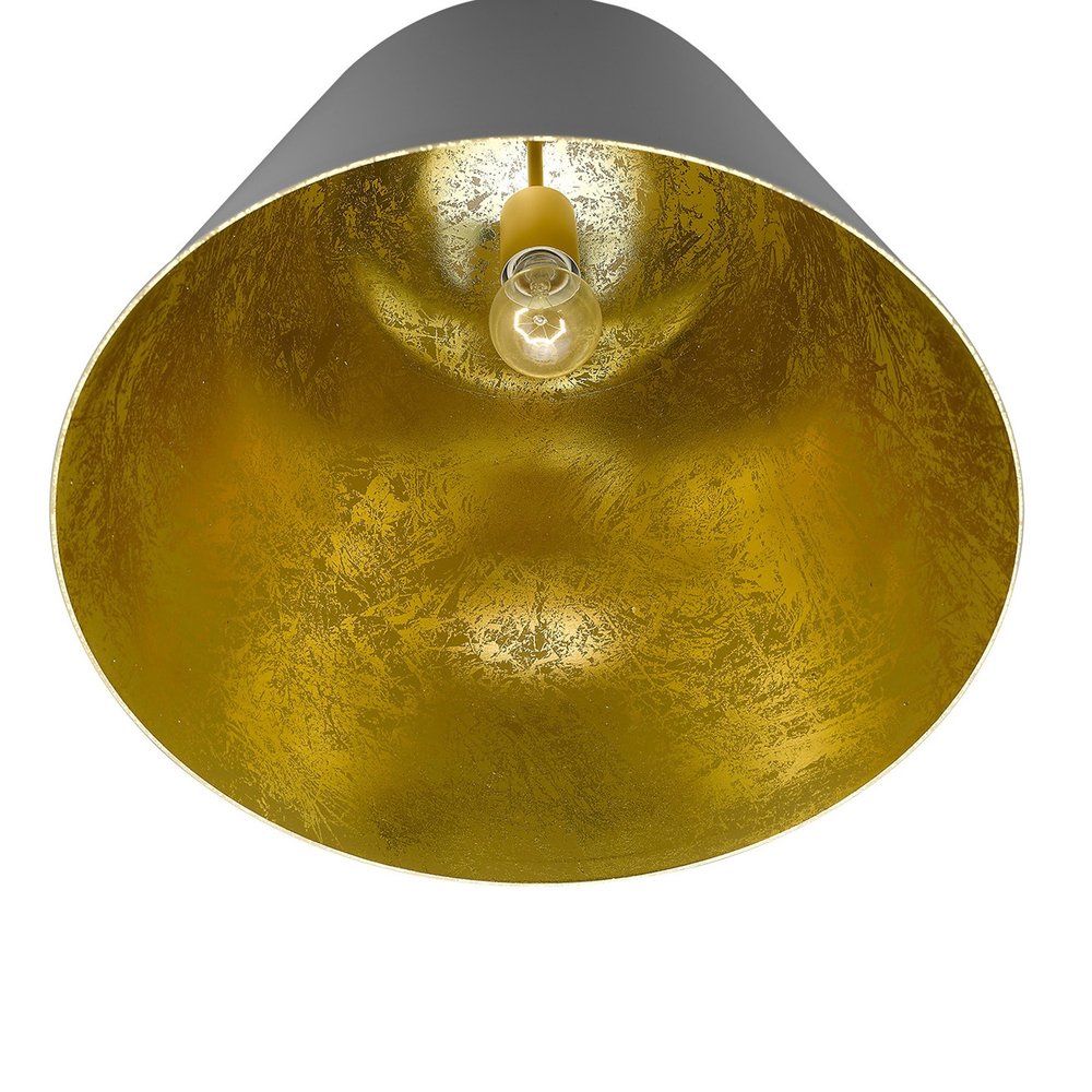 Knell 1-Light White Pendant HomeRoots