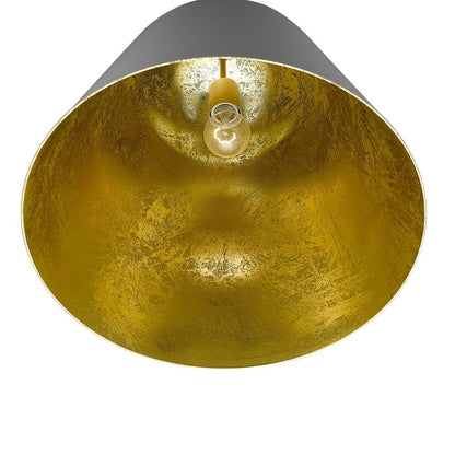 Knell 1-Light White Pendant HomeRoots