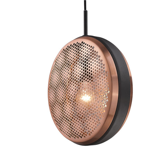 Tholos 1-Light Matte Black Pendant HomeRoots