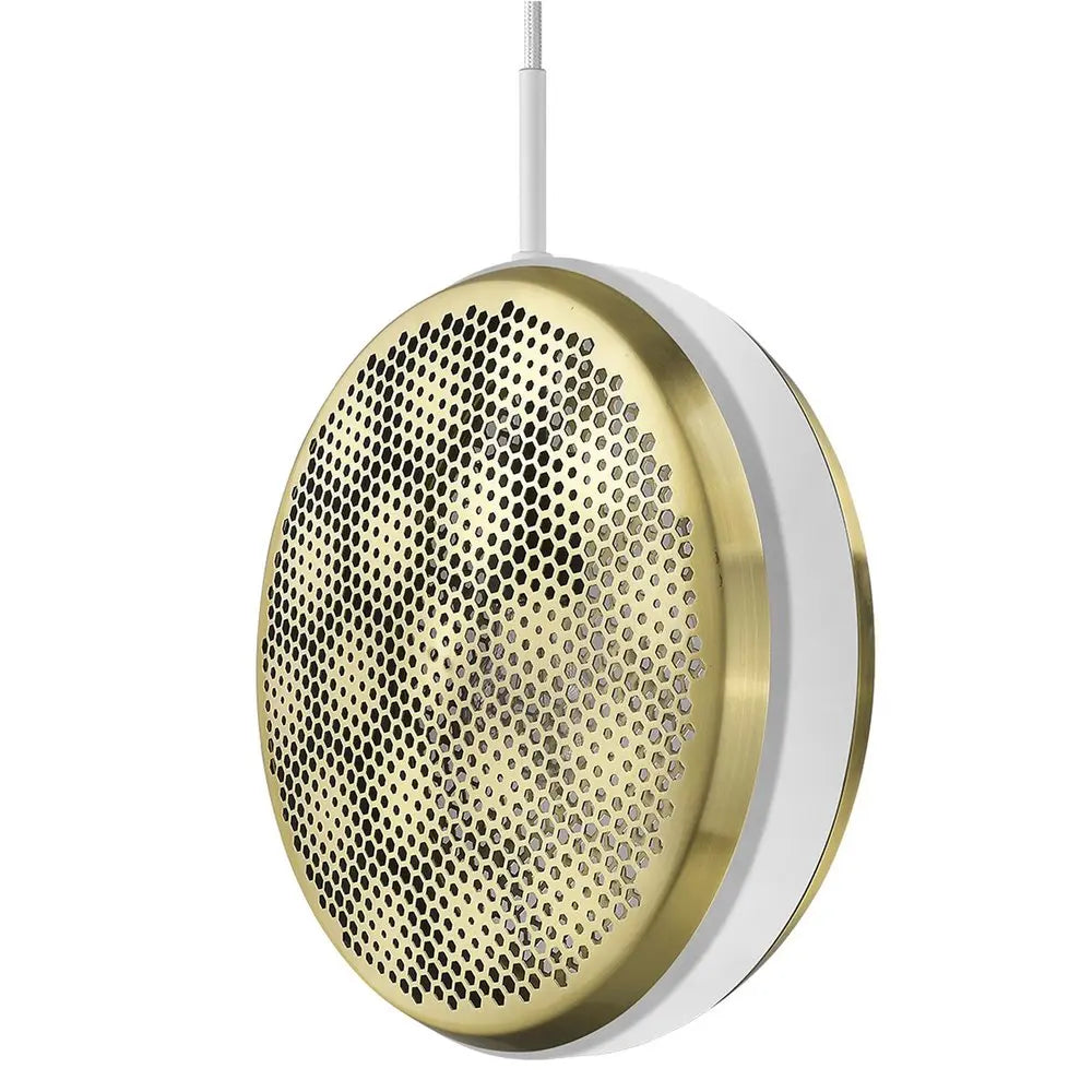 Tholos 1-Light White Pendant HomeRoots