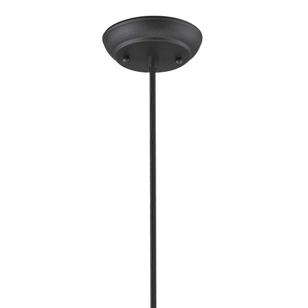Tholos 1-Light Matte Black Pendant HomeRoots