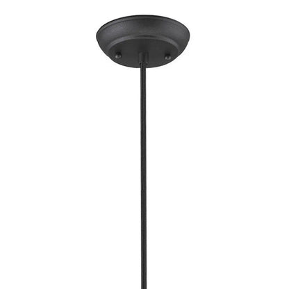 Tholos 1-Light Matte Black Pendant HomeRoots