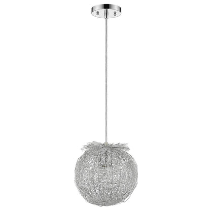 White Metal Dimmable Ceiling Light With White Shades HomeRoots