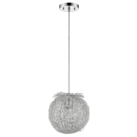 White Metal Dimmable Ceiling Light With White Shades HomeRoots