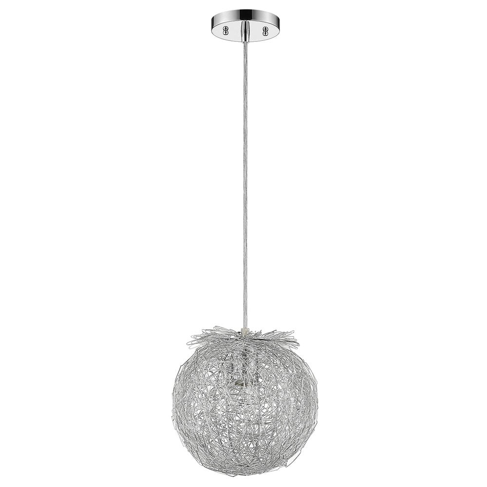 White Metal Dimmable Ceiling Light With White Shades HomeRoots