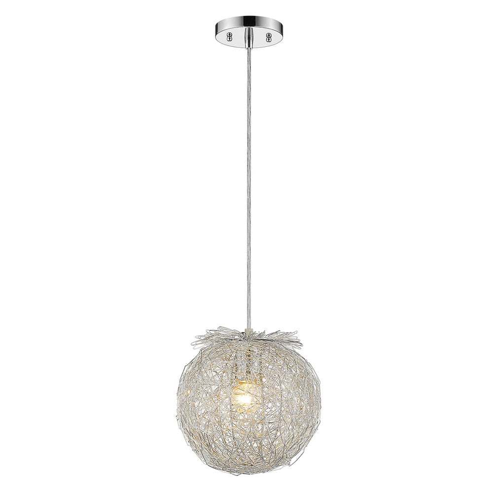 White Metal Dimmable Ceiling Light With White Shades HomeRoots