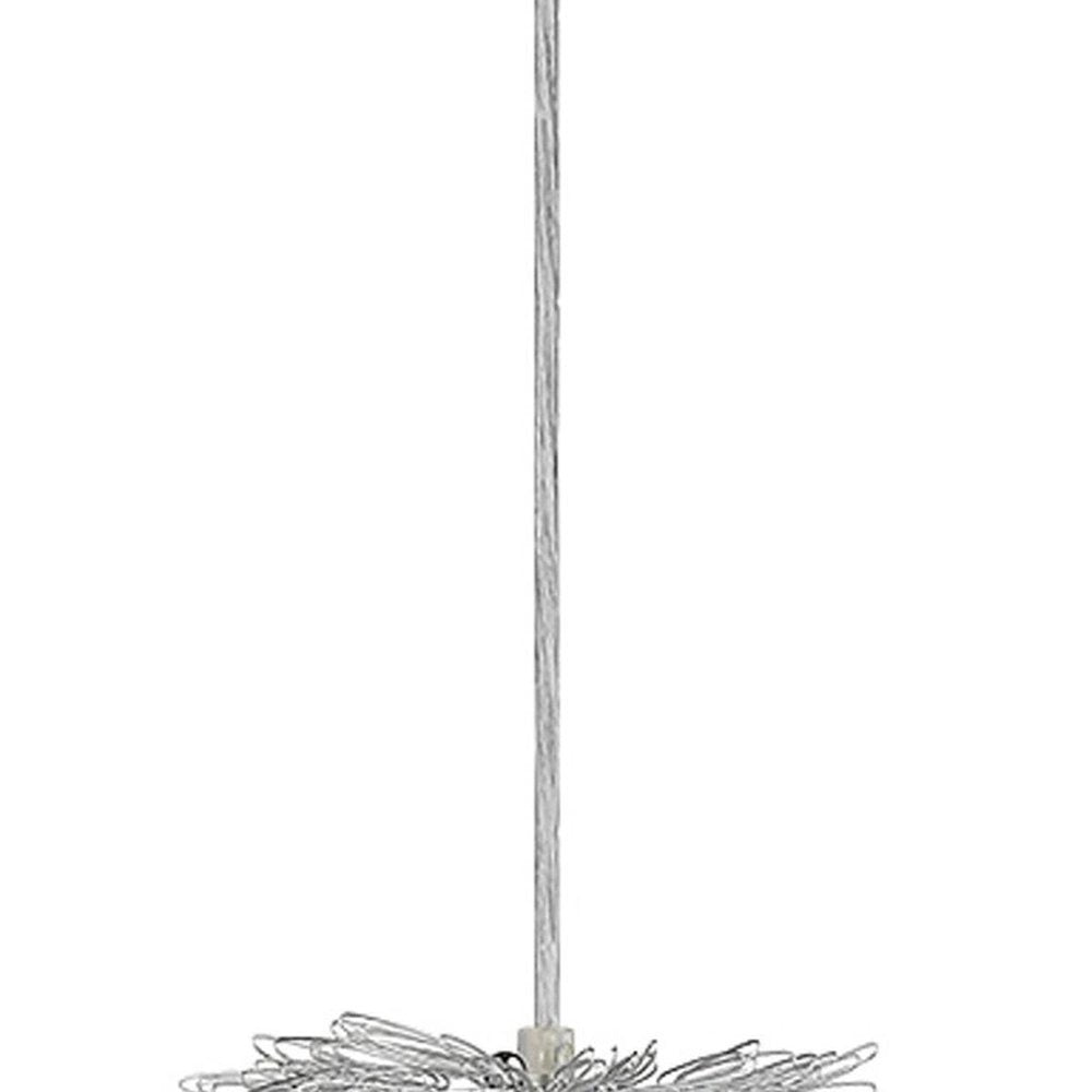 White Metal Dimmable Ceiling Light With White Shades HomeRoots