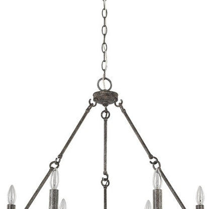 Harlow 6-Light Ash Chandelier