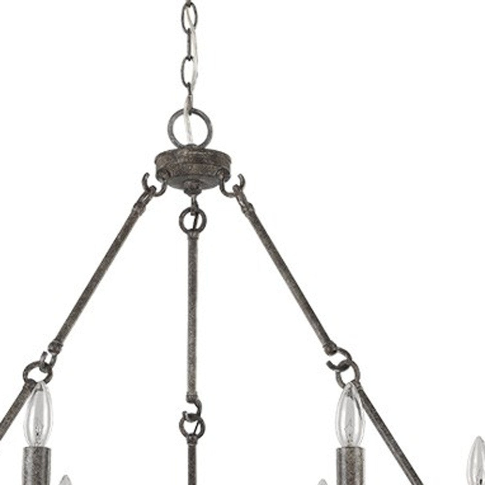 Harlow 6-Light Ash Chandelier