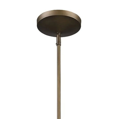 Greta 1-Light Raw Brass Pendant With Gloss White Interior And Etched Glass Shade HomeRoots