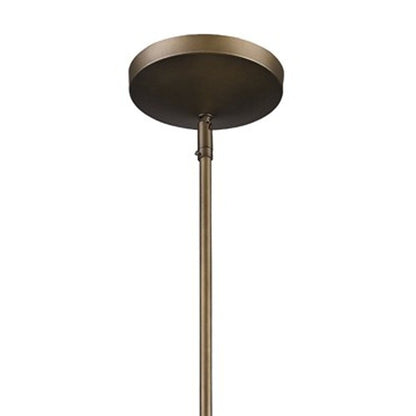 Greta 1-Light Raw Brass Pendant With Gloss White Interior And Etched Glass Shade HomeRoots