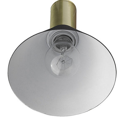 Matte Black and Gold Conical Pendant Hanging Light HomeRoots