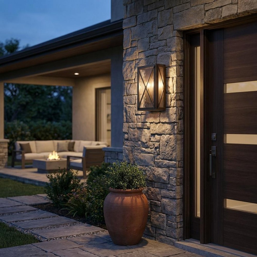 Black And Clear Three Light Transparent Dimmable Outdoor Hanging Lights With Black And Clear Shades HomeRoots