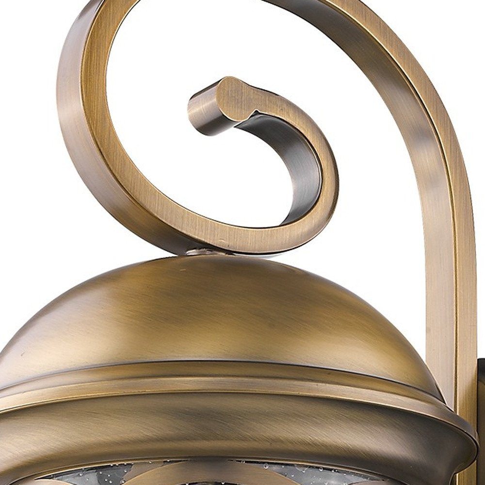 Lincoln 4-Light Antique Brass Wall Light HomeRoots